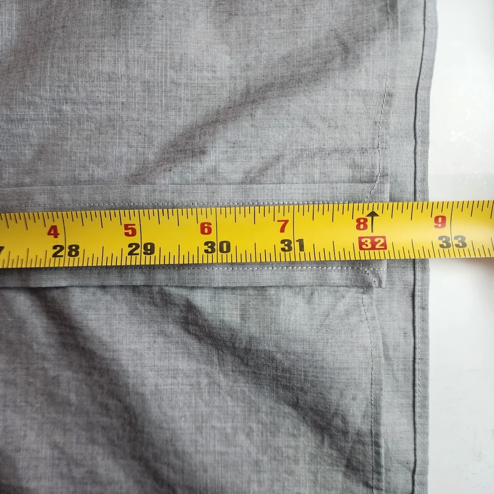 Polo by Ralph Lauren‎ Regent Custom Men's Gray Button Down Poplin Shirt 17/43